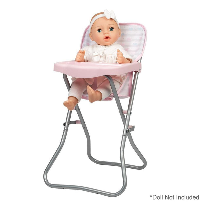 Pastel Pink Doll High Chair