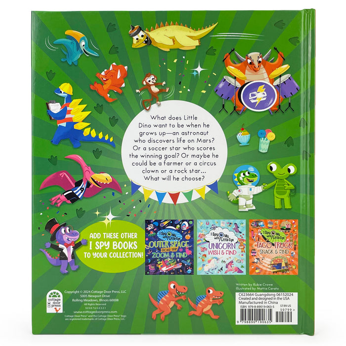 Dinosaur Stomp & Find (I Spy With My Little Eye) Book