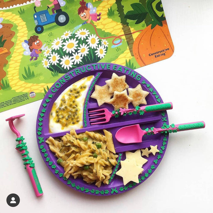 Constructive Eating Fairy Garden Plate