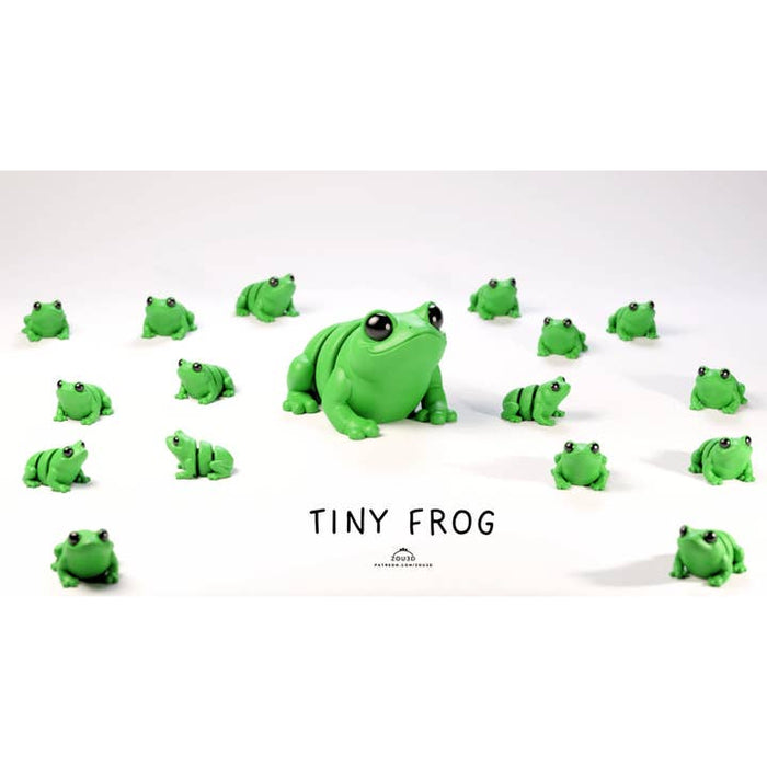 3D Printed Articulated Baby Frog