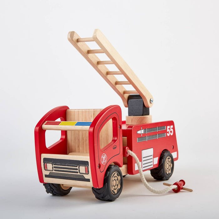 Pintoy Wooden Fire Engine