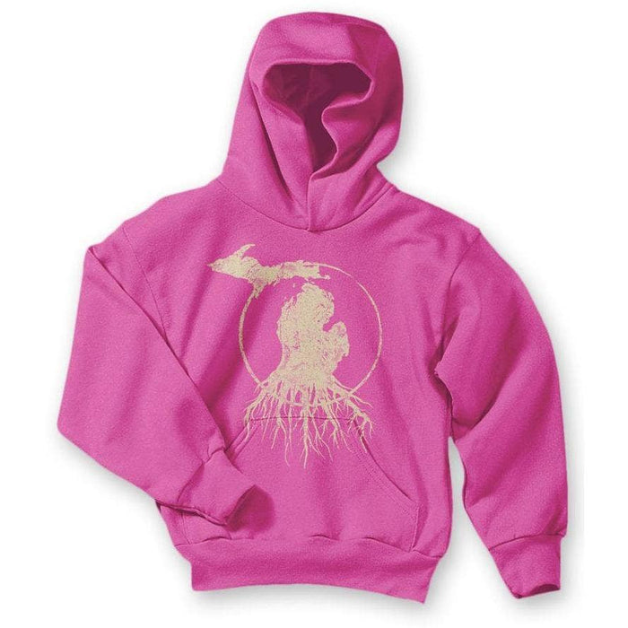 MI Roots - Kids Pullover Hoodie - Pink