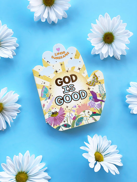 God is Good Praying Hands Shaped Board Book