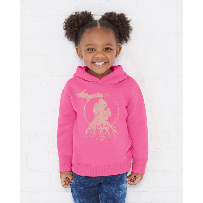 MI Roots - Kids Pullover Hoodie - Pink