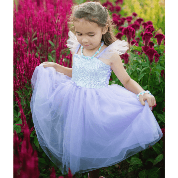 Lilac Sequins Princess Dress