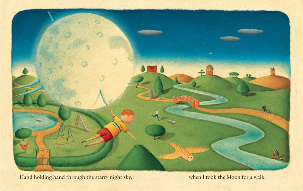 I Took the Moon for a Walk Large Format Board Book