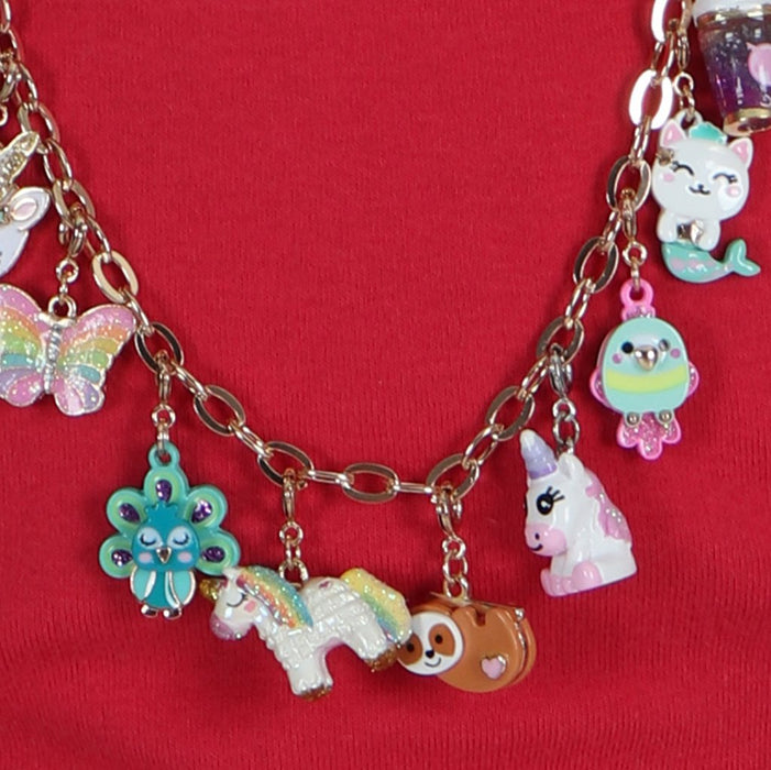 Charm It! Gold Unicorn Pinata Charm