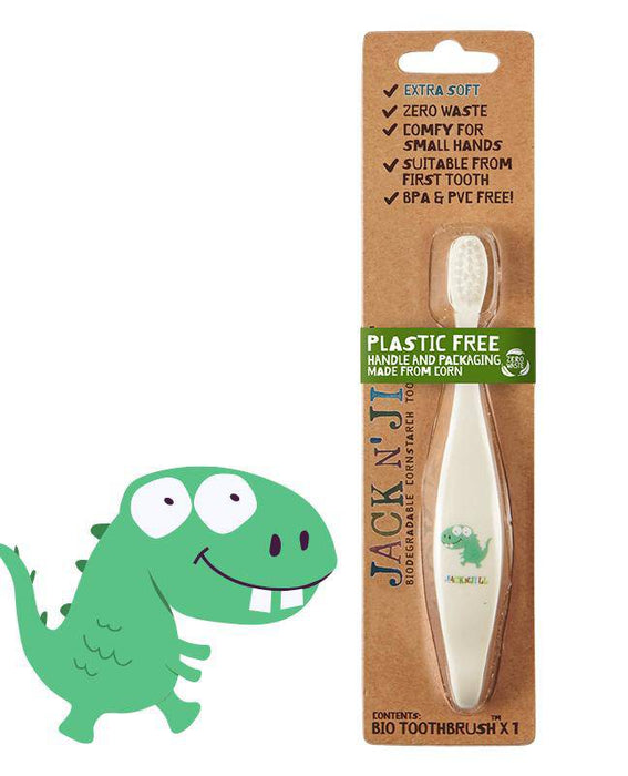 Jack N' Jill Bio Toothbrush Compostable & Biodegradable Handle