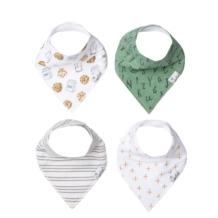 Bandana Bib 4pk- Chip