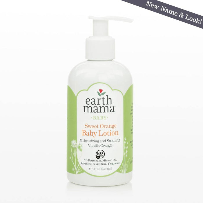 Earth Mama Organics Sweet Orange Baby Lotion