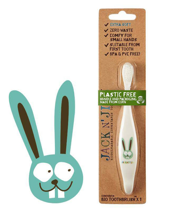 Jack N' Jill Bio Toothbrush Compostable & Biodegradable Handle