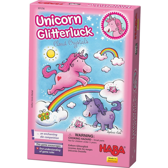 Haba Unicorn Glitterluck Cloud Crystals Game