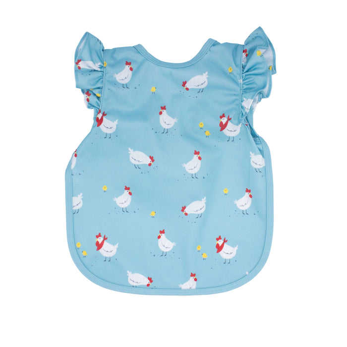 Bapron Bib - Little Chickies (6m-3T) Flutter Sleeve