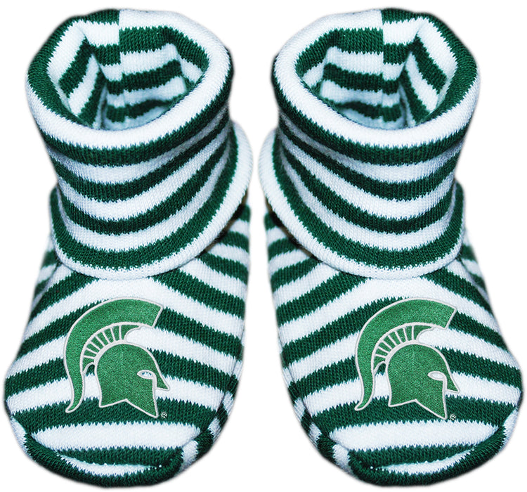 MSU Stripe Booties