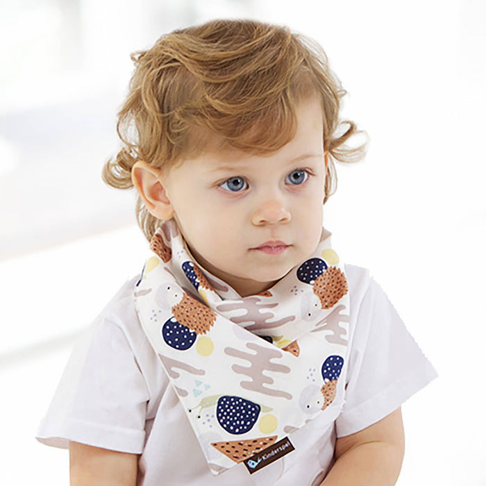 Adjustable Bandana Scarf Bib with Organic Cotton Lining