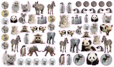 Eyelike Stickers: Baby Animals