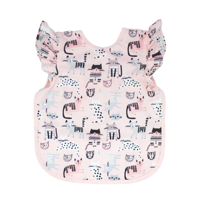 Bapron Bib - Kitty (6m-3T) Flutter Sleeves