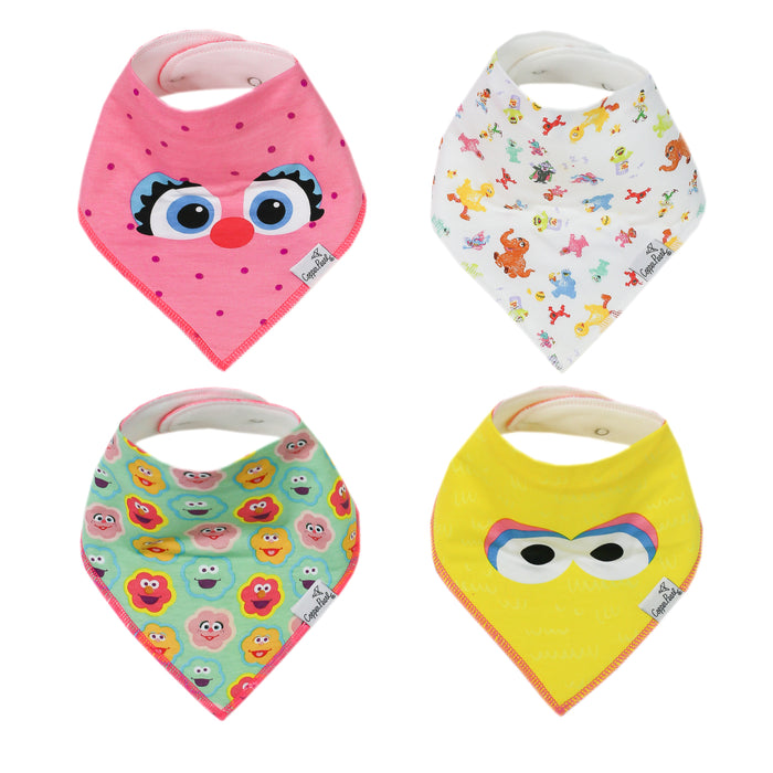 Bandana Bib 4pk- Abby and Pals