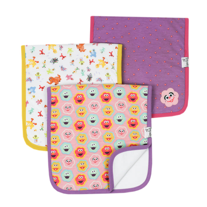 Burp Cloth 3pk- Abby and Pals