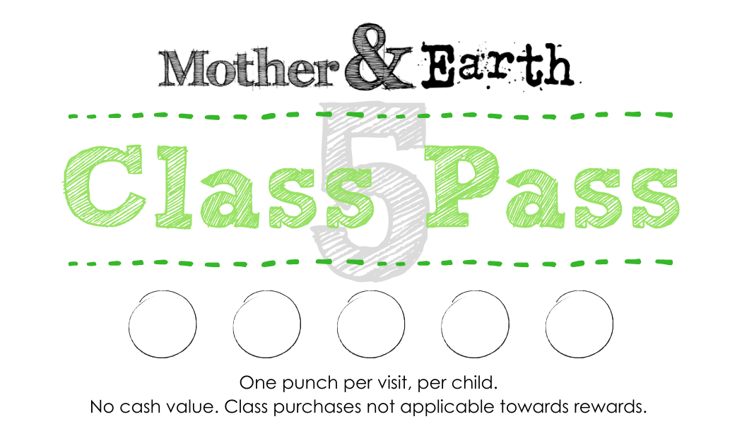 5 Music Class Punch Card