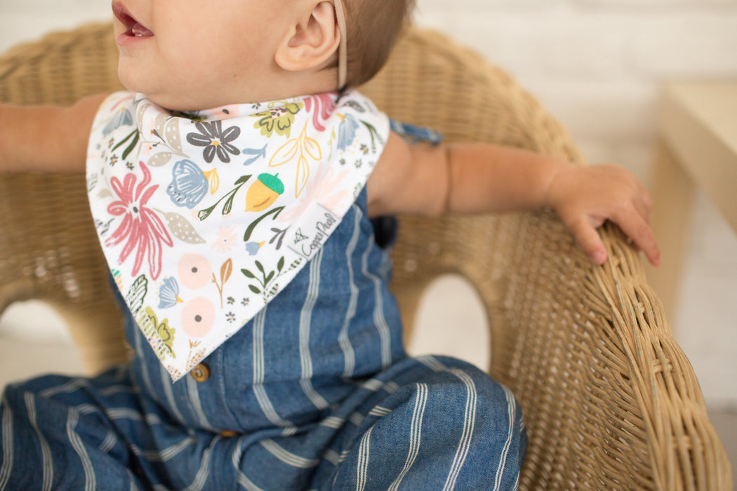 Bandana Bib 4pk- Olive