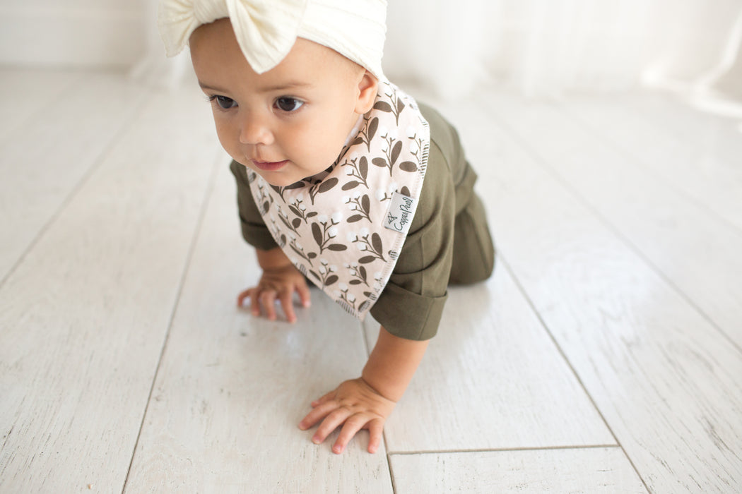 Bandana Bib 4pk- Olive