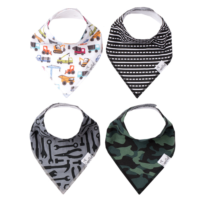 Bandana Bib 4pk- Diesel