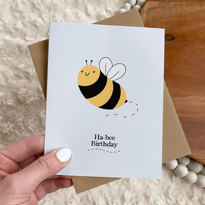 "Ha-Bee Birthday" Greeting Card